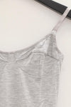 BASERANGE Bra bodysuit ONBB GREY MELANGE